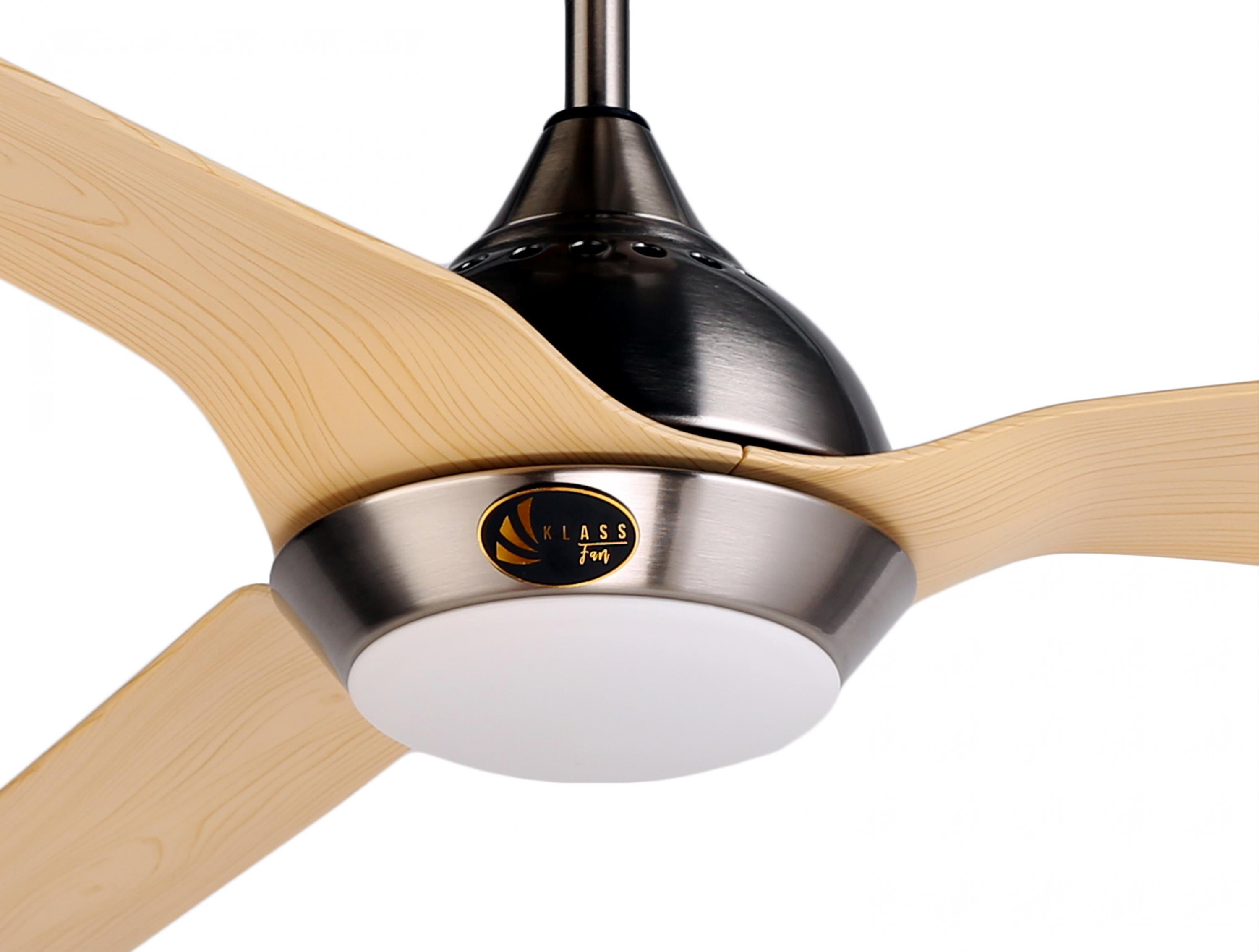 Ventilatore da soffitto ø132 cm con LED e Wifi Reversibile Hypersilence